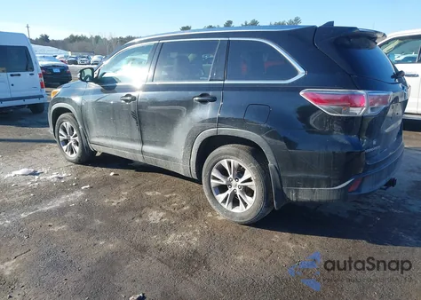 2015 Toyota Highlander Xle V6 from USA, damaged, VIN 5TDJKRFH5FS184163